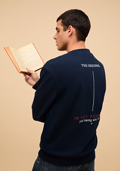 Image de Pull-over Marine Regular Fit  Homme