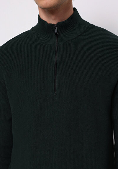 Image de Pull Vert Regular Fit Manches Longues  Homme