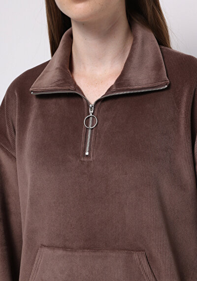 Afficher les détails de Pull-over Marron Regular Fit  Femme