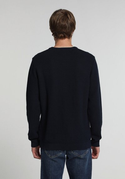 Image de Pull Marine Regular Fit Manches Longues  Homme