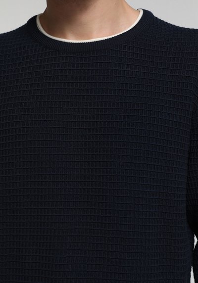 Image de Pull Marine Regular Fit Manches Longues  Homme