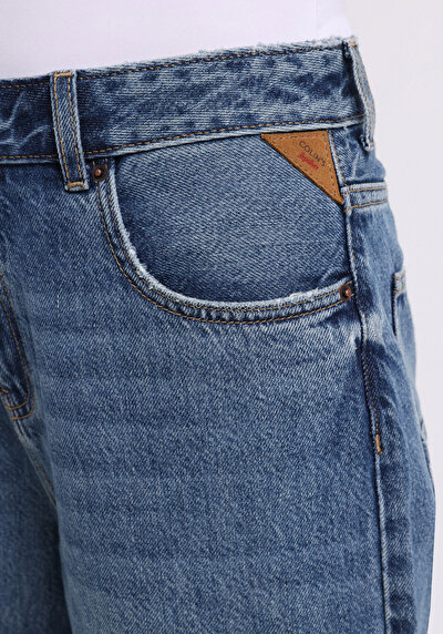 Image de 855 Fiona Pantalon    En Jean Barrel Fit Femme