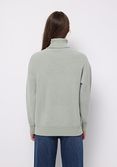 Image de Pull Vert Regular Fit Manches Longues  Femme