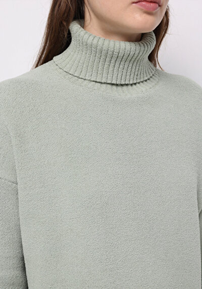 Image de Pull Vert Regular Fit Manches Longues  Femme