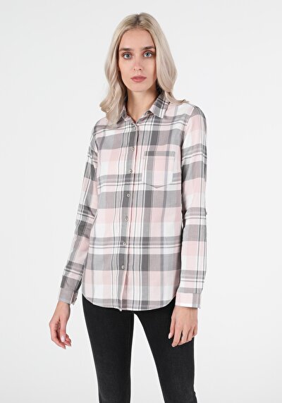Image de Chemise À Manches Longues Rose Super Slim Fit   Femme