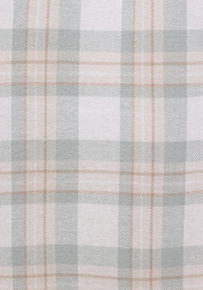 Image de Chemise À Manches Longues Vert Regular Fit Plaid Sergé Femme