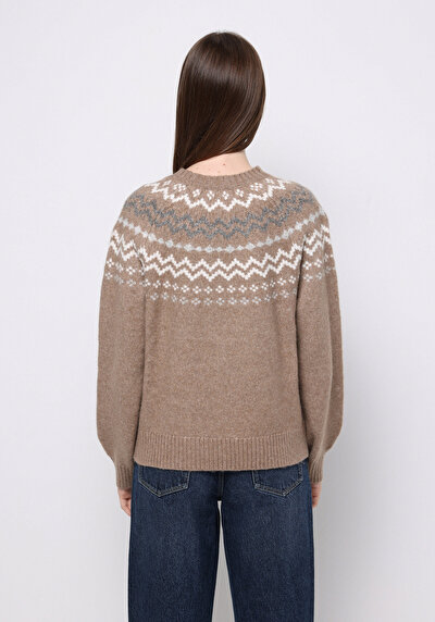 Image de Pull Regular Fit Manches Longues Femme