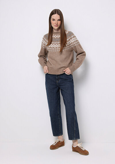 Image de Pull Regular Fit Manches Longues Femme