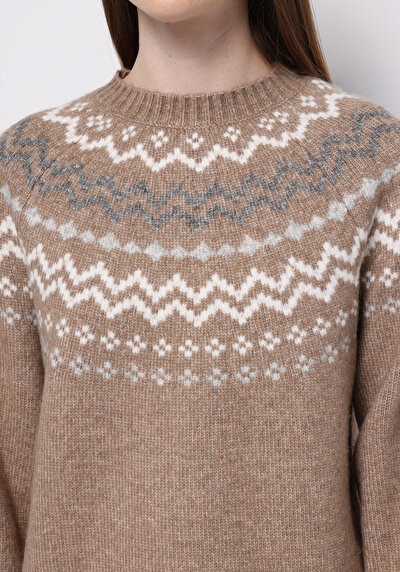 Image de Pull Regular Fit Manches Longues Femme