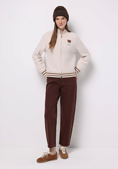 Image de Cardigan Tricot Beige Regular Fit Femme