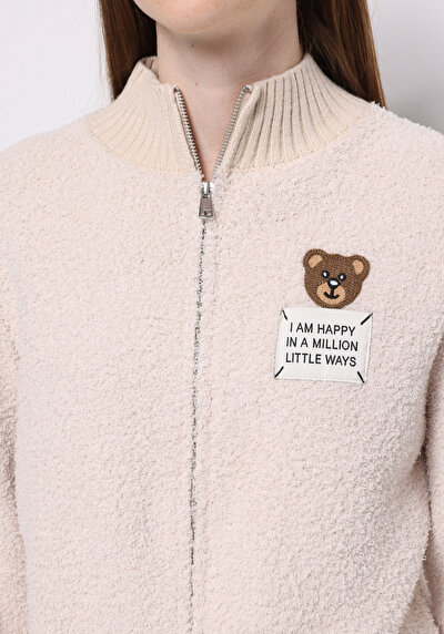 Image de Cardigan Tricot Beige Regular Fit Femme