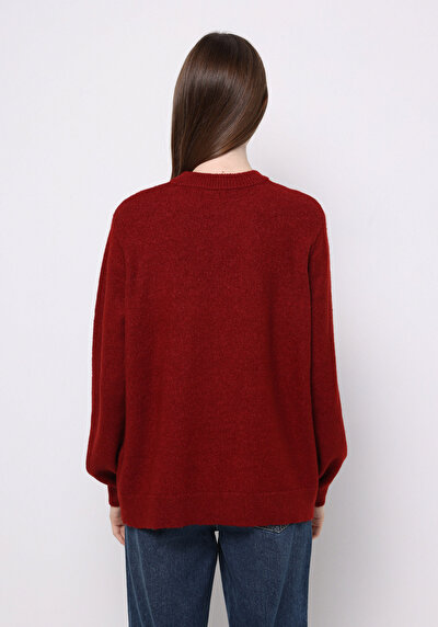 Afficher les détails de Pull Rouge Regular Fit Manches Longues  Femme