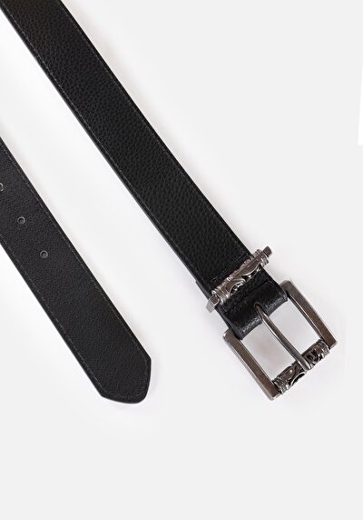 Image de Ceinture Noir Modern Fit Homme
