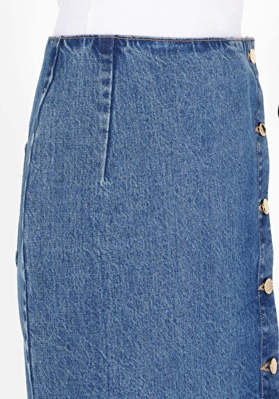 Image de Jupe Bleu Slim Fit    Femme