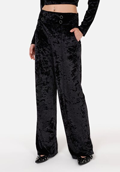 Image de Pantalon De Survêtement Noir Regular Fit Femme