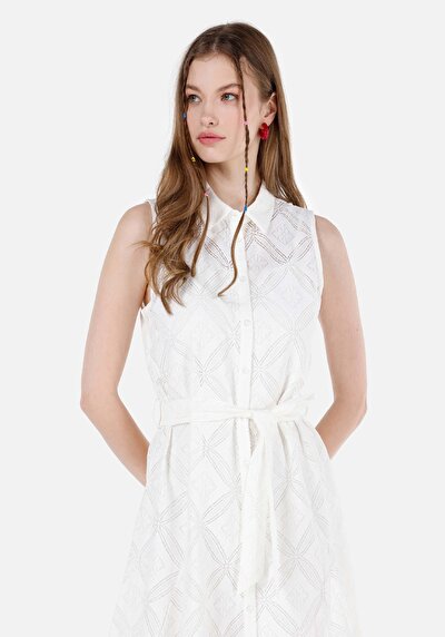Image de Robe Blanc Regular Fit Femme