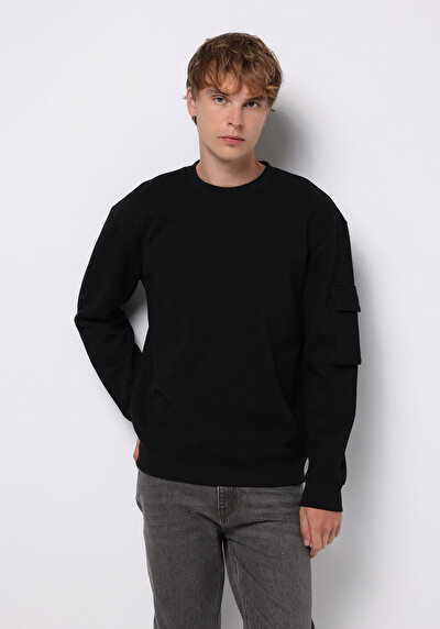 Image de Pull-over Noir Comfort Fit  Homme