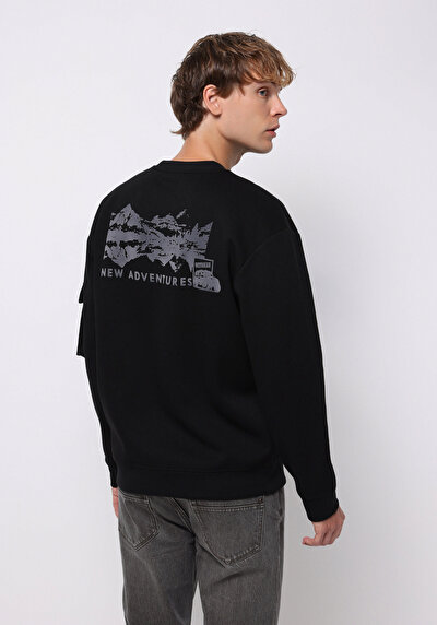 Image de Pull-over Noir Comfort Fit  Homme
