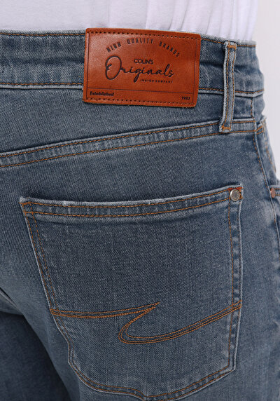 Afficher les détails de 041 Danny Pantalon    En Jean Slim Fit Homme