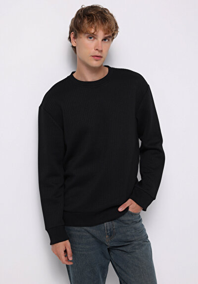 Image de Pull-over Noir Comfort Fit  Homme