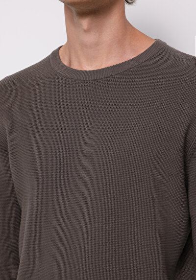 Image de Pull Marron Regular Fit Manches Longues  Homme