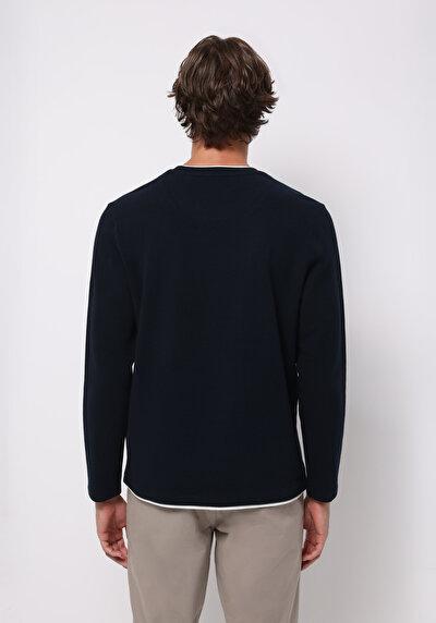 Image de T-shirt À Manches Longues Marine Regular Fit  Homme