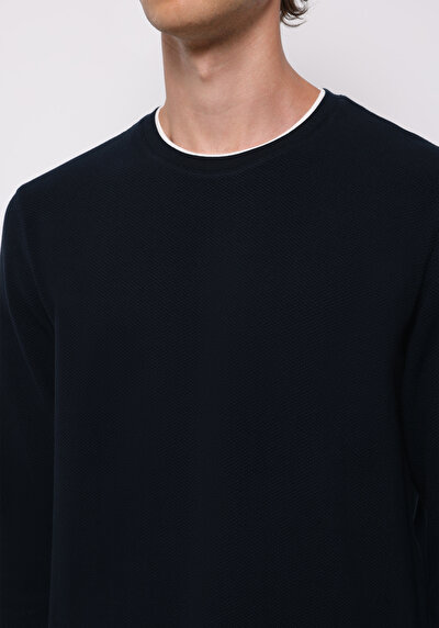 Image de T-shirt À Manches Longues Marine Regular Fit  Homme