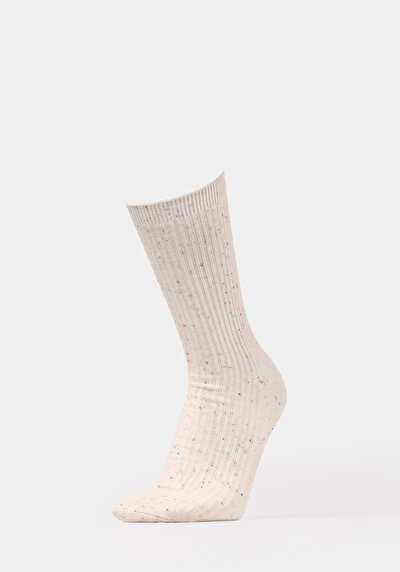 Image de Chaussettes Ecru Modern Fit Femme