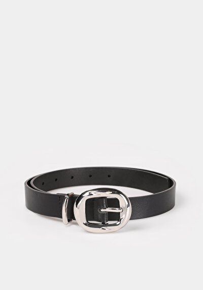 Image de Ceinture Noir Modern Fit Femme