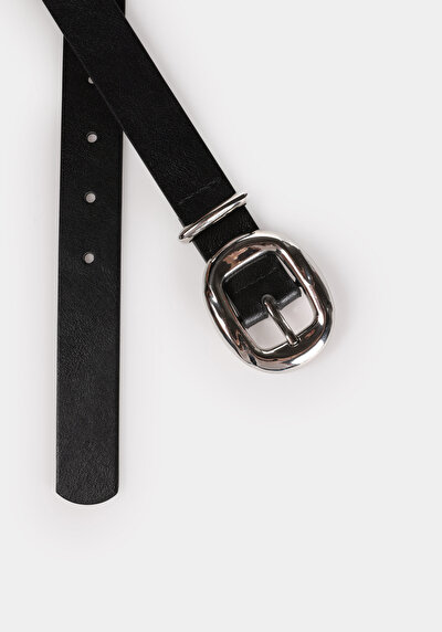 Image de Ceinture Noir Modern Fit Femme