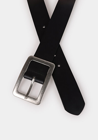 Image de Ceinture Noir Modern Fit Femme