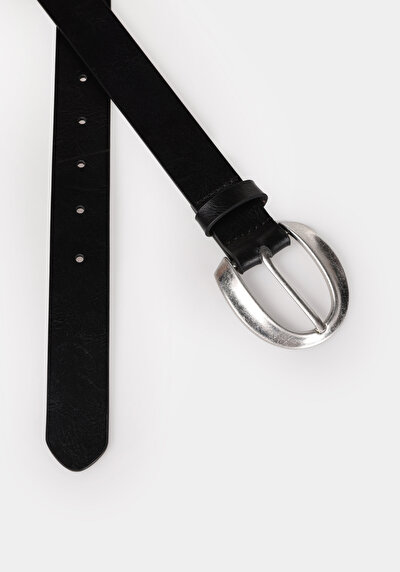 Image de Ceinture Noir Modern Fit Femme