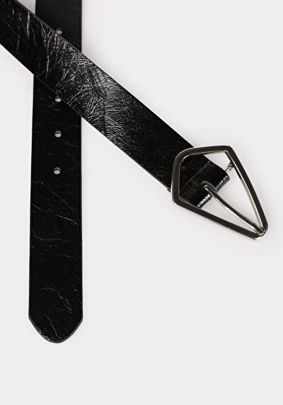 Image de Ceinture Noir Modern Fit Femme