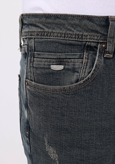 Image de 044 Karl Pantalon    En Jean Straight Fit Homme