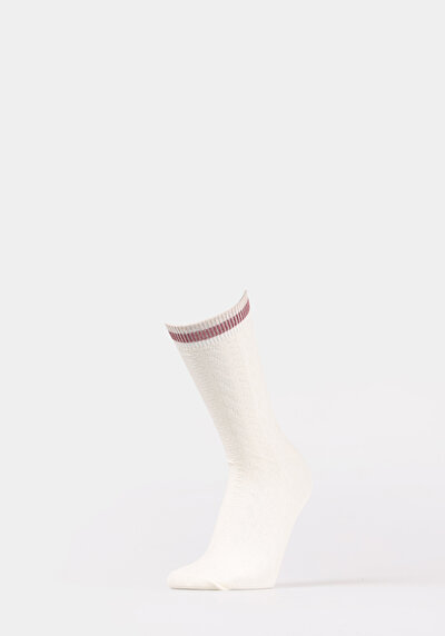 Image de Chaussettes Ecru Modern Fit Femme