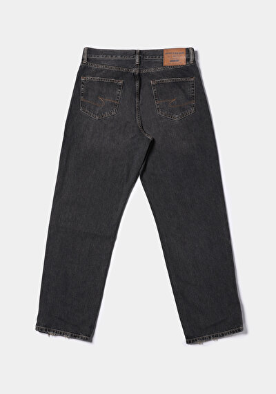 Afficher les détails de 056 Ivan Pantalon    En Jean Loose Relaxed Fit Homme