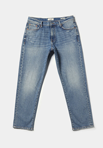 Afficher les détails de 054 Neil Pantalon    En Jean Loose Tapered Fit Homme