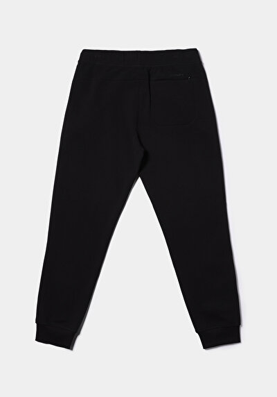 Afficher les détails de Pantalon De Survêtement Noir Regular Fit Homme