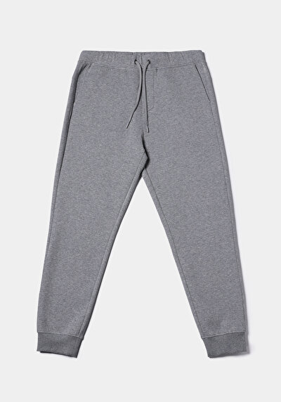 Afficher les détails de Pantalon De Survêtement Gris Regular Fit Homme
