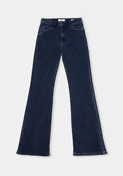 Afficher les détails de 791 Monica Pantalon  Bootcut Medium Rise En Jean Regular Fit Femme