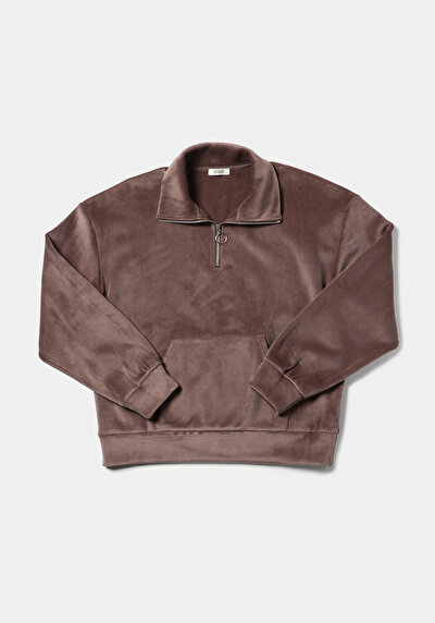 Afficher les détails de Pull-over Marron Regular Fit  Femme