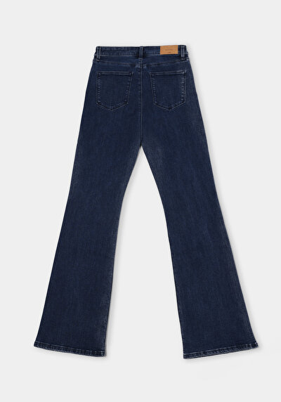 Afficher les détails de 791 Monica Pantalon  Bootcut Medium Rise En Jean Regular Fit Femme