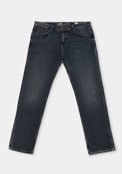 Afficher les détails de 044 Karl Pantalon  Straight Leg Medium Rise En Jean Straight Fit Homme