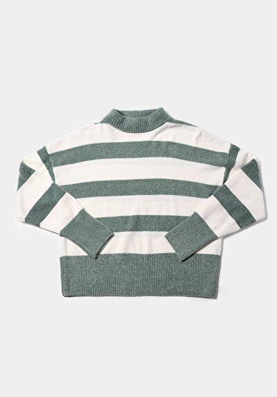 Image de Pull Vert Regular Fit Manches Longues  Femme