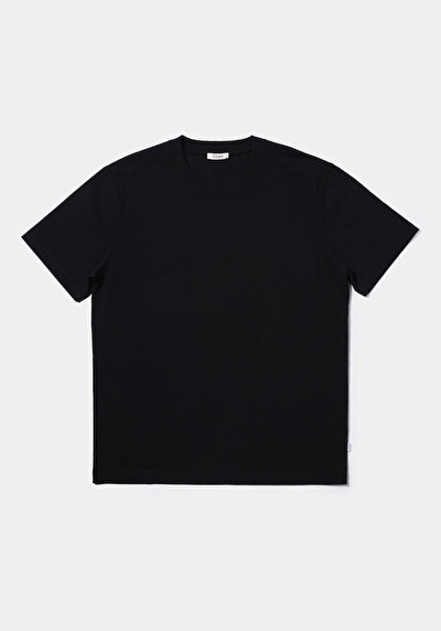 Image de T-shirt À Manches Courtes Noir Comfort Fit Droit Homme