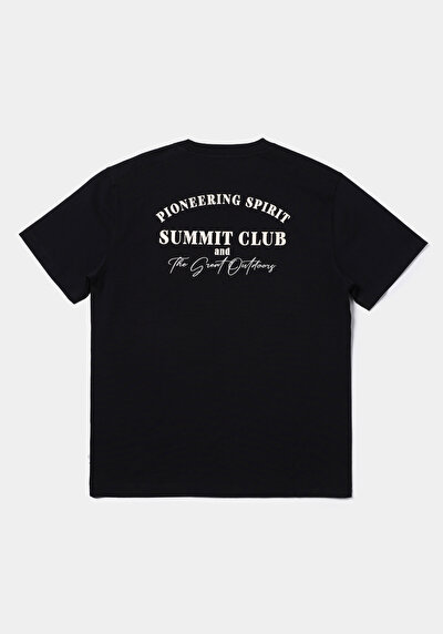 Afficher les détails de T-shirt À Manches Courtes Noir Comfort Fit Droit Homme