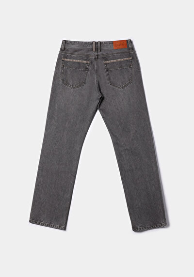Afficher les détails de 045 David Pantalon  Straight Leg Medium Rise En Jean Regular Fit Homme