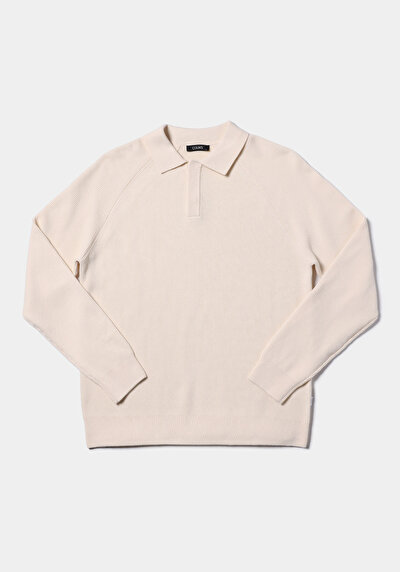 Afficher les détails de Pull Beige Regular Fit Manches Longues  Homme