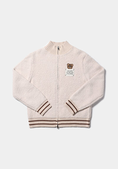 Image de Cardigan Tricot Beige Regular Fit Femme