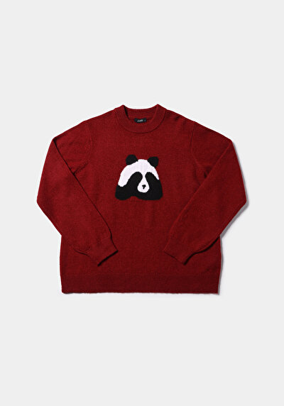 Afficher les détails de Pull Rouge Regular Fit Manches Longues  Femme
